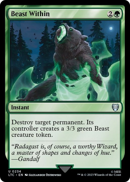 Beast Within in the group Magic the Gathering / Types / Colors / Green at Proxyprinters.com (16018)