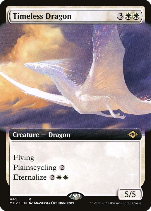 Timeless Dragon in the group Magic the Gathering / Types / Colors / White at Proxyprinters.com (1602)