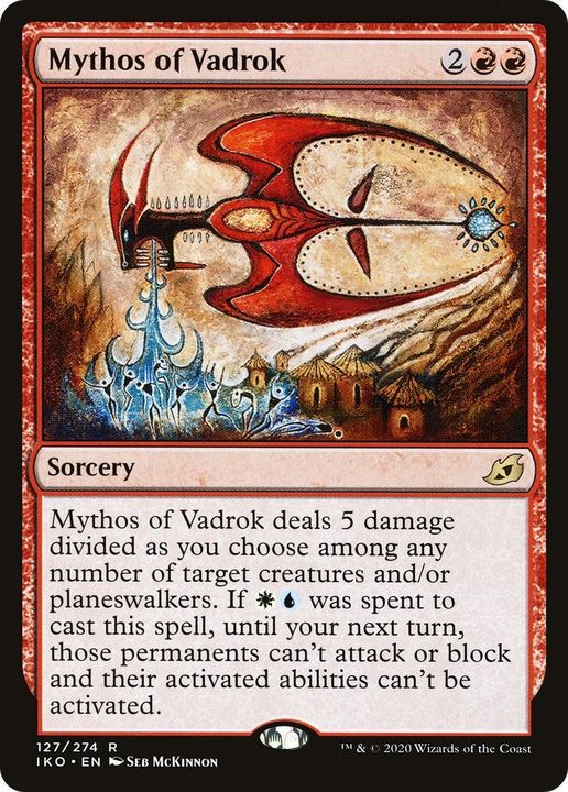 Mythos of Vadrok in the group Magic the Gathering / Types / Colors / Red at Proxyprinters.com (16041)