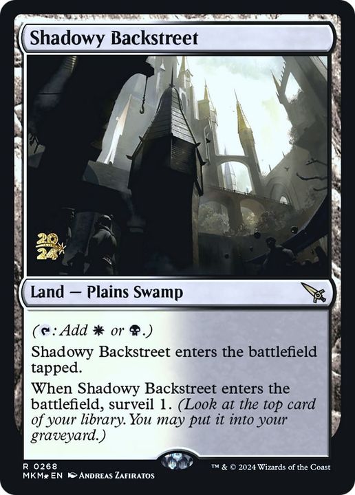 Shadowy Backstreet in the group Magic the Gathering / Sets / Murders at Karlov Manor Promos at Proxyprinters.com (16042)