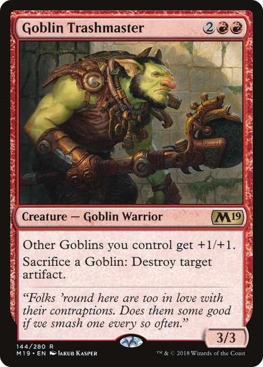 Goblin Trashmaster in the group Magic the Gathering / Types / Creatures / Warrior at Proxyprinters.com (16052)