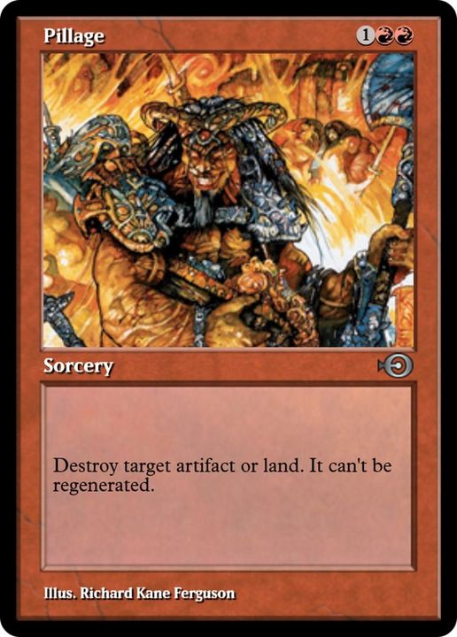 Pillage in the group Magic the Gathering / Types / Colors / Red at Proxyprinters.com (1606)