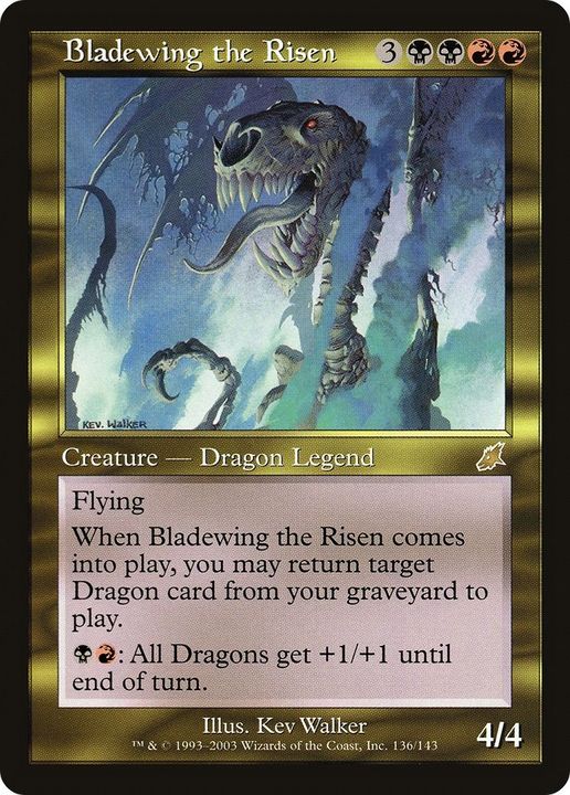 Bladewing the Risen in the group Magic the Gathering / Types / Colors / Multicolors / B, R at Proxyprinters.com (16069)