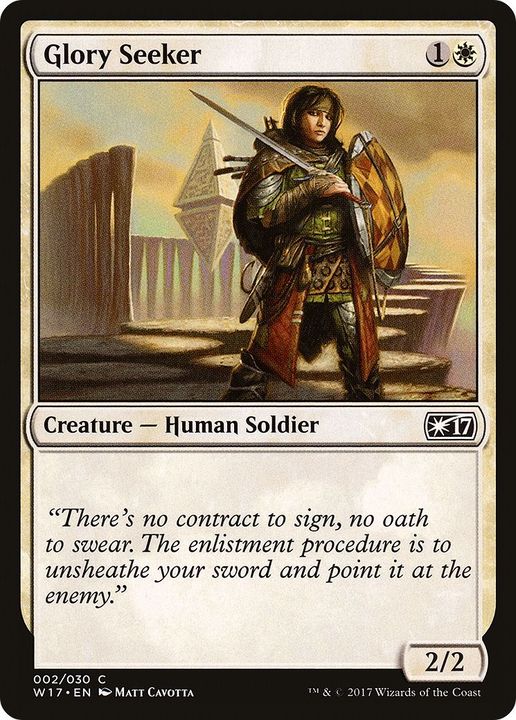 Glory Seeker in the group Magic the Gathering / Types / Creatures / Human at Proxyprinters.com (16073)