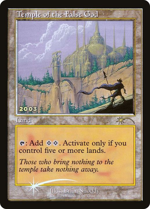 Temple of the False God in the group Magic the Gathering / Types / Colors / Colorless at Proxyprinters.com (16085)