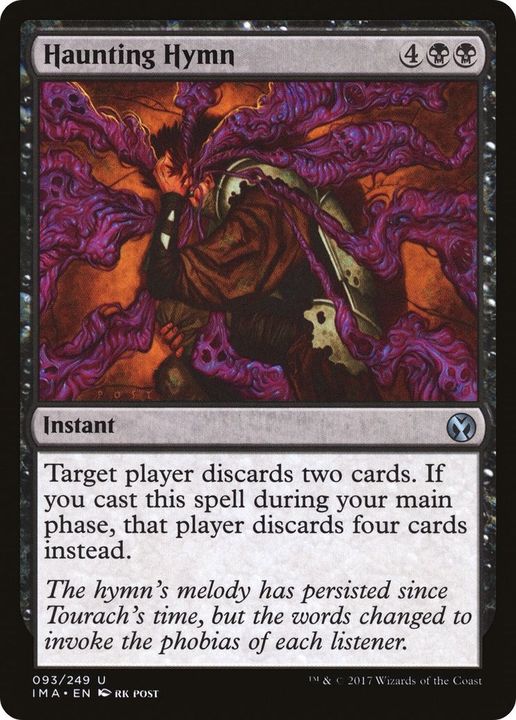 Haunting Hymn in the group Magic the Gathering / Types / Colors / Black at Proxyprinters.com (16093)