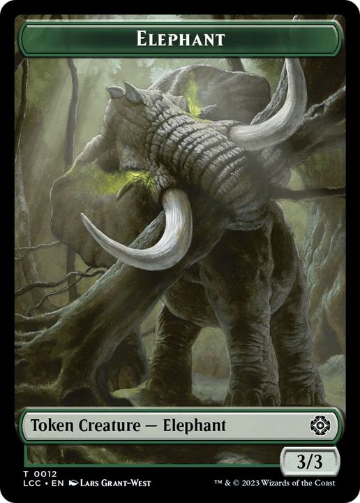 Elephant in the group Magic the Gathering / Types / Colors / Green at Proxyprinters.com (16094)