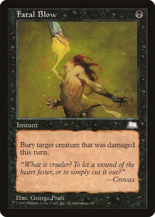 Fatal Blow in the group Magic the Gathering / Types / Colors / Black at Proxyprinters.com (1610)