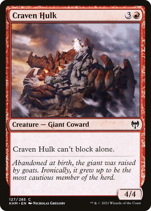 Craven Hulk in the group Magic the Gathering / Types / Colors / Red at Proxyprinters.com (16108)