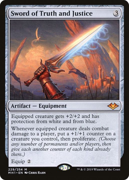 Sword of Truth and Justice in the group Magic the Gathering / Types / Artifacts / Artifact at Proxyprinters.com (16109)