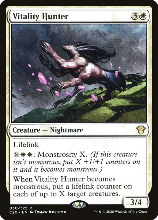 Vitality Hunter in the group Magic the Gathering / Types / Colors / White at Proxyprinters.com (16111)