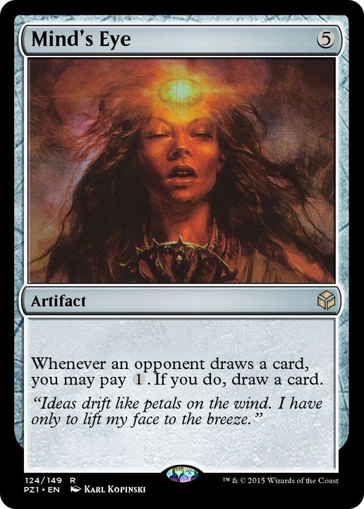 Mind's Eye in the group Magic the Gathering / Types / Artifacts / Artifact at Proxyprinters.com (16117)