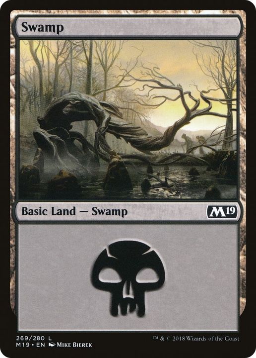 Swamp in the group Magic the Gathering / Sets / Core Set 2019 at Proxyprinters.com (16131)