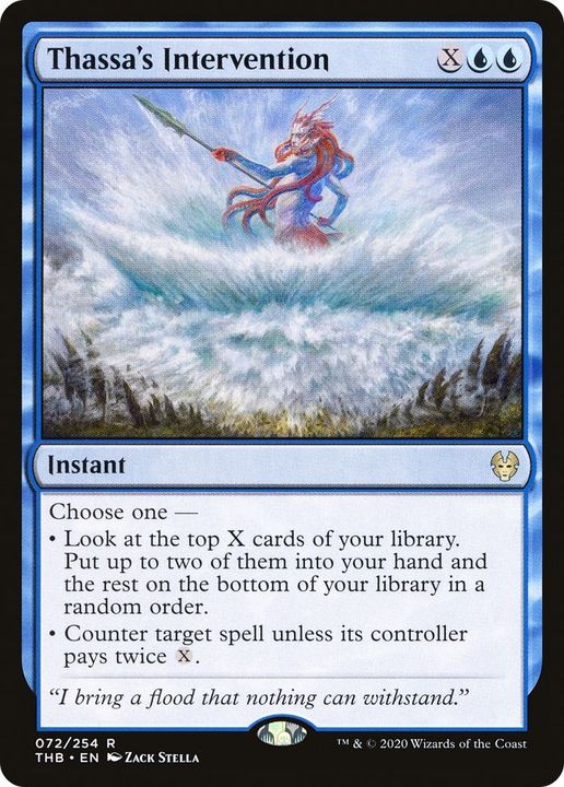 Thassa's Intervention in the group Magic the Gathering / Types / Colors / Blue at Proxyprinters.com (16159)