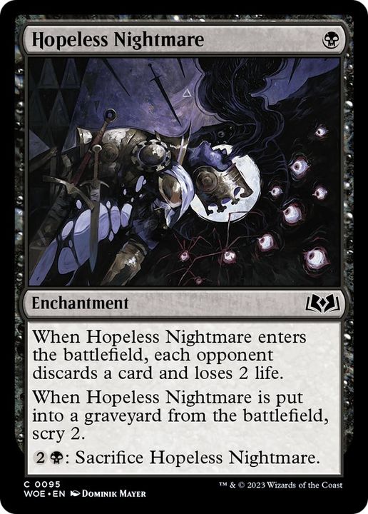 Hopeless Nightmare in the group Magic the Gathering / Types / Enchantment / Enchantment at Proxyprinters.com (16194)