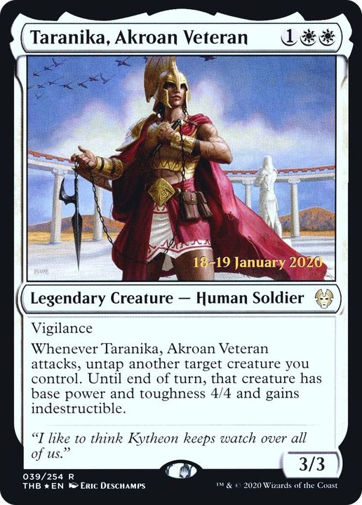 Taranika, Akroan Veteran in the group Magic the Gathering / Types / Creatures / Human at Proxyprinters.com (16195)