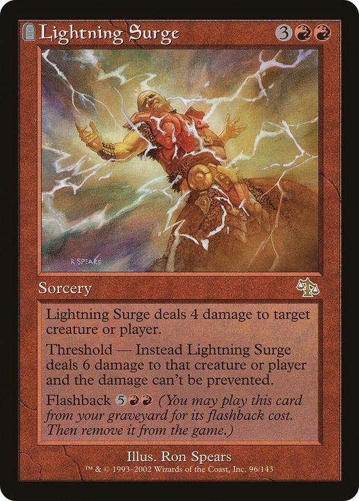 Lightning Surge in the group Magic the Gathering / Types / Colors / Red at Proxyprinters.com (1620)