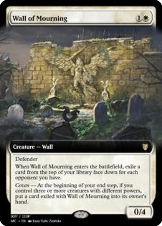 Wall of Mourning in the group Magic the Gathering / Types / Colors / White at Proxyprinters.com (16202)