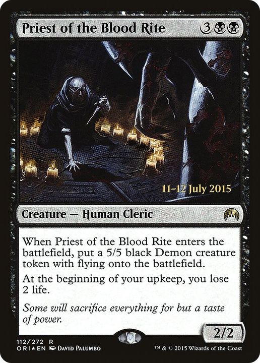 Priest of the Blood Rite in the group Magic the Gathering / Types / Creatures / Human at Proxyprinters.com (16203)