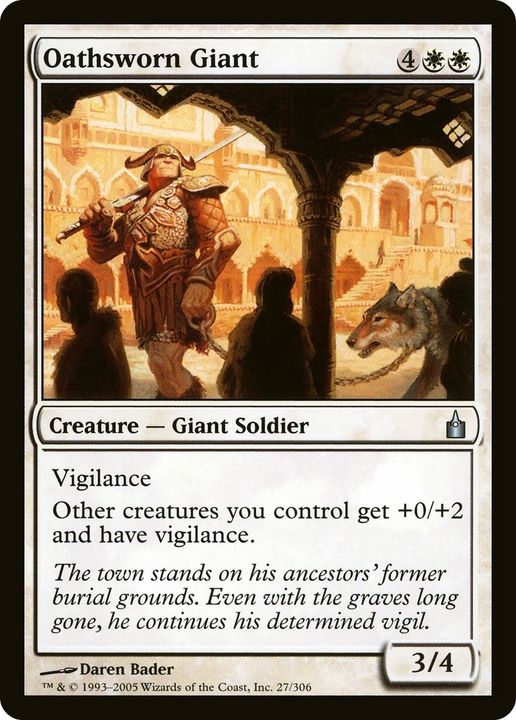 Oathsworn Giant in the group Magic the Gathering / Types / Colors / White at Proxyprinters.com (16206)