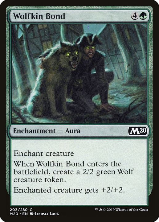 Wolfkin Bond in the group Magic the Gathering / Sets / Core Set 2020 at Proxyprinters.com (16223)