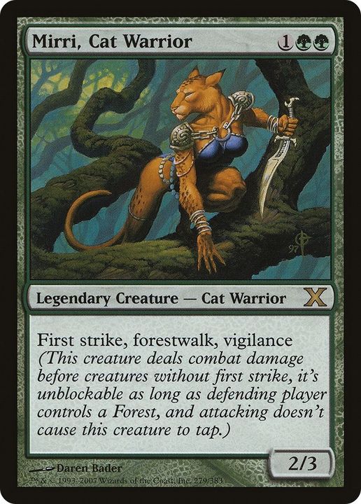 Mirri, Cat Warrior in the group Magic the Gathering / Sets / Tenth Edition at Proxyprinters.com (16239)