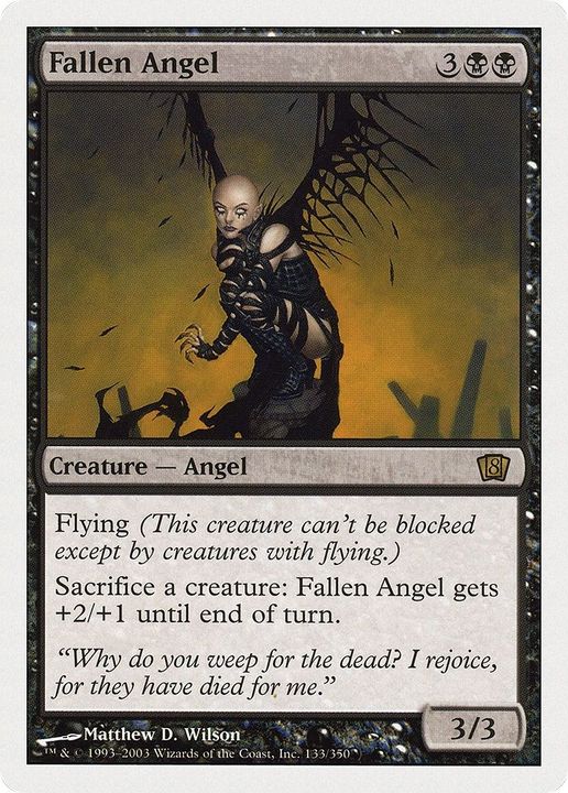 Fallen Angel in the group Magic the Gathering / Types / Colors / Black at Proxyprinters.com (16255)