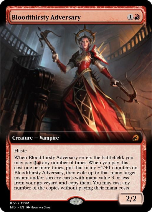 Bloodthirsty Adversary in the group Magic the Gathering / Types / Colors / Red at Proxyprinters.com (16264)