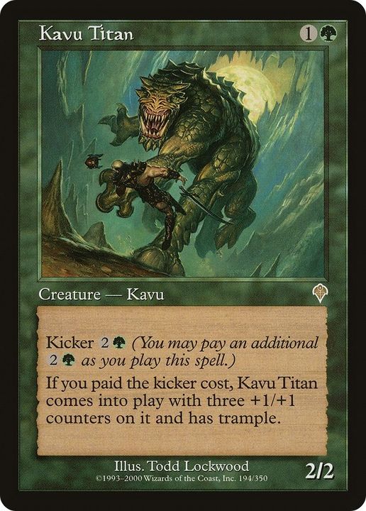 Kavu Titan in the group Magic the Gathering / Types / Colors / Green at Proxyprinters.com (16269)