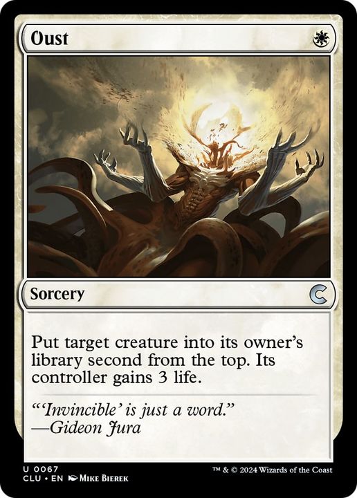 Oust in the group Magic the Gathering / Types / Colors / White at Proxyprinters.com (16279)