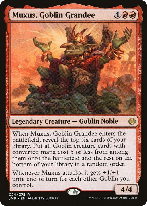 Muxus, Goblin Grandee in the group Magic the Gathering / Types / Creatures / Goblin at Proxyprinters.com (16297)