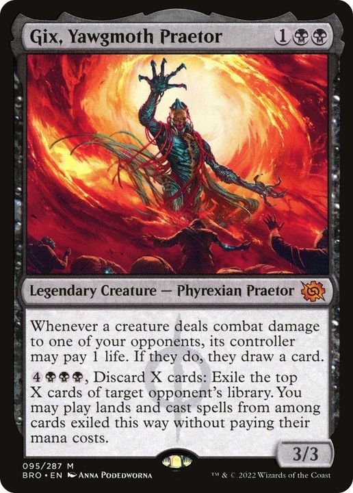 Gix, Yawgmoth Praetor in the group Magic the Gathering / Sets / The Brothers' War at Proxyprinters.com (16304)