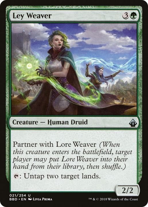 Ley Weaver in the group Magic the Gathering / Types / Creatures / Human at Proxyprinters.com (16317)