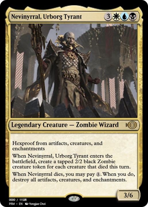 Nevinyrral, Urborg Tyrant in the group Magic the Gathering / Types / Colors / Multicolors / B, U, W at Proxyprinters.com (1632)