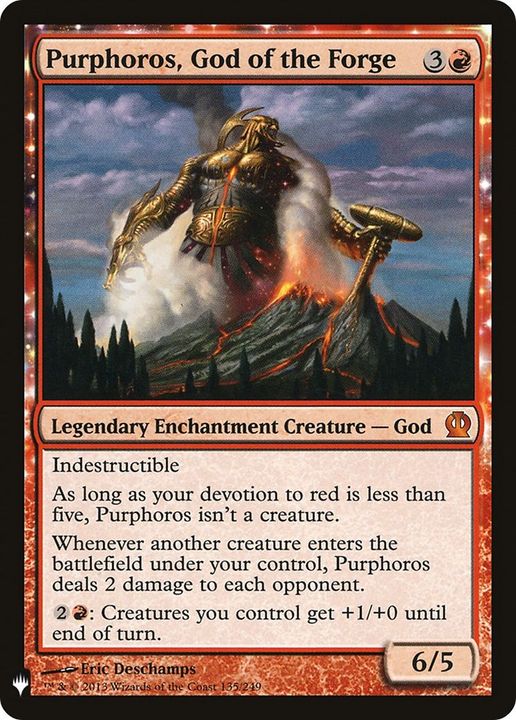 Purphoros, God of the Forge in the group Magic the Gathering / Sets / The List at Proxyprinters.com (16336)