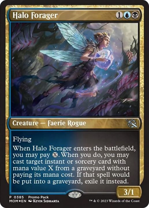 Halo Forager in the group Magic the Gathering / Types / Colors / Multicolors / B, U at Proxyprinters.com (16369)