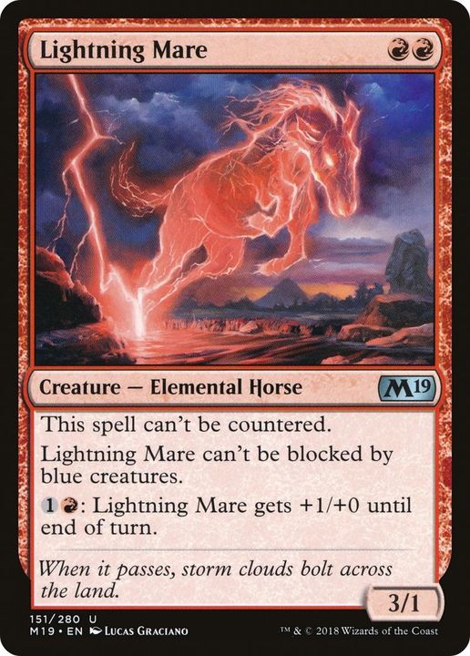 Lightning Mare in the group Magic the Gathering / Sets / Core Set 2019 at Proxyprinters.com (16377)