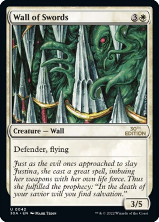 Wall of Swords in the group Magic the Gathering / Types / Colors / White at Proxyprinters.com (16379)