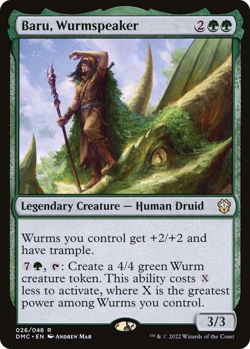 Baru, Wurmspeaker in the group Magic the Gathering / Sets / Dominaria United Commander at Proxyprinters.com (16386)