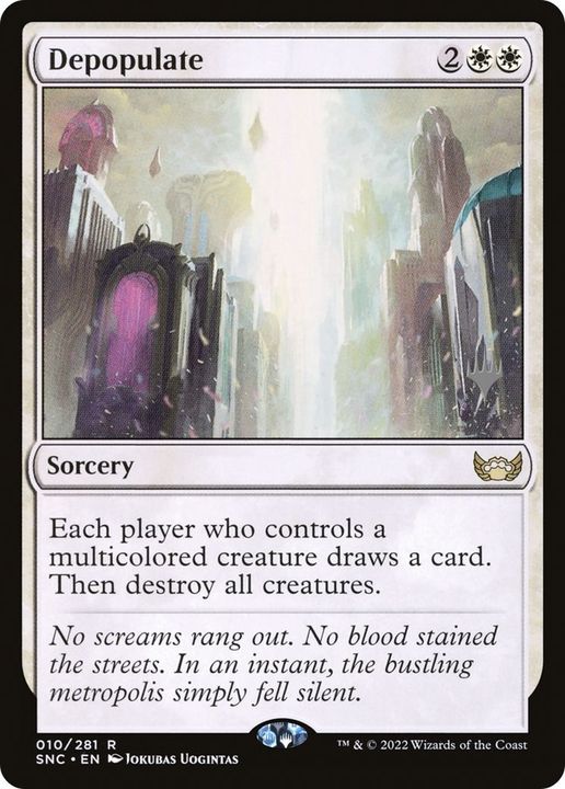 Depopulate in the group Magic the Gathering / Types / Colors / White at Proxyprinters.com (16387)