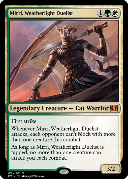 Mirri, Weatherlight Duelist in the group Magic the Gathering / Types / Colors / Multicolors / G, W at Proxyprinters.com (1639)