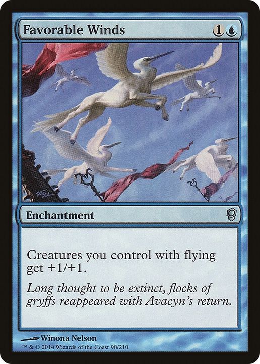 Favorable Winds in the group Magic the Gathering / Types / Enchantment / Enchantment at Proxyprinters.com (16402)