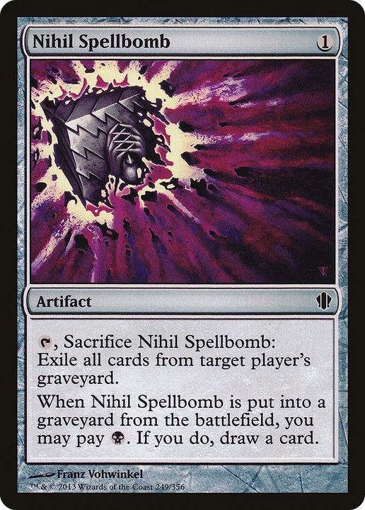 Nihil Spellbomb in the group Magic the Gathering / Sets / Commander 2013 at Proxyprinters.com (16404)