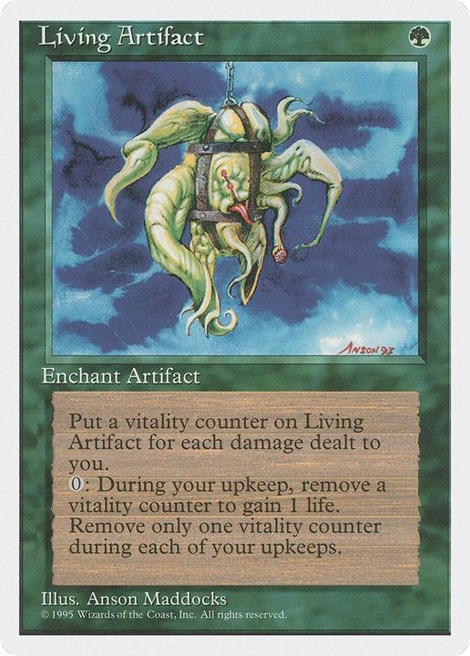 Living Artifact in the group Magic the Gathering / Types / Colors / Green at Proxyprinters.com (16408)