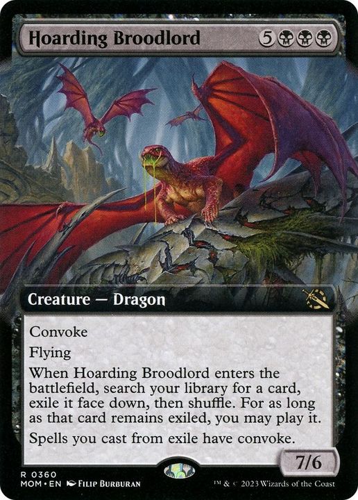 Hoarding Broodlord in the group Magic the Gathering / Types / Colors / Black at Proxyprinters.com (16409)