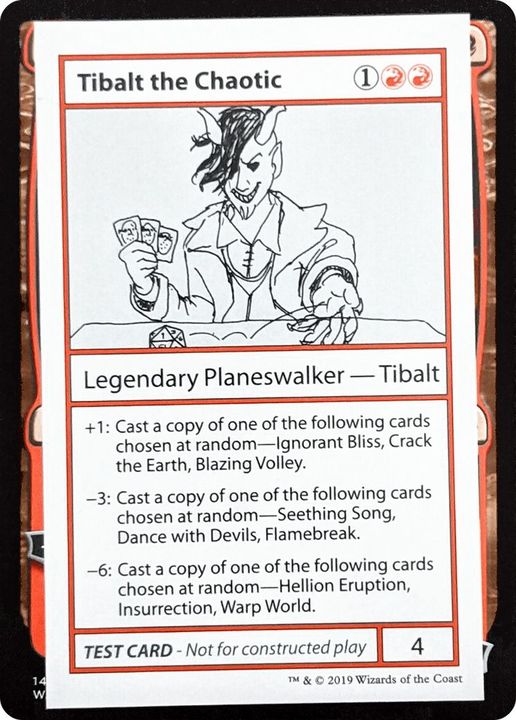 Tibalt the Chaotic in the group Magic the Gathering / Sets / Mystery Booster Playtest Cards 2021 at Proxyprinters.com (16418)