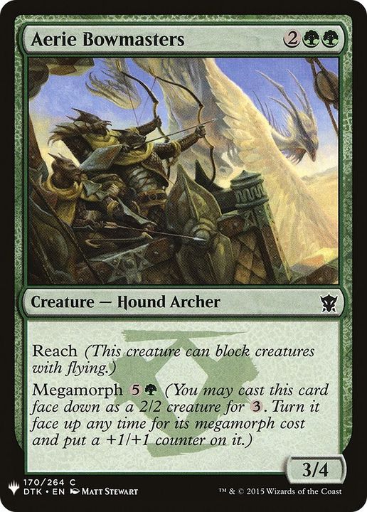 Aerie Bowmasters in the group Magic the Gathering / Types / Colors / Green at Proxyprinters.com (16423)