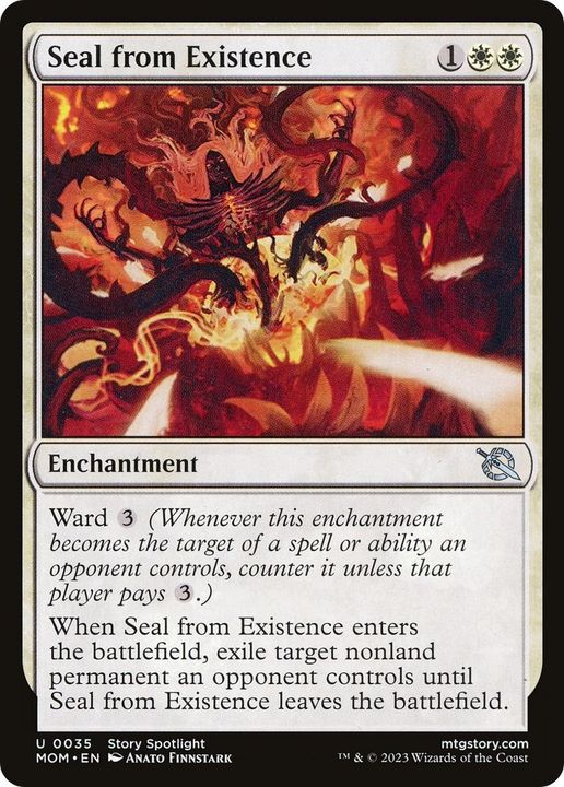 Seal from Existence in the group Magic the Gathering / Sets / March of the Machine Jumpstart Front Cards at Proxyprinters.com (16428)