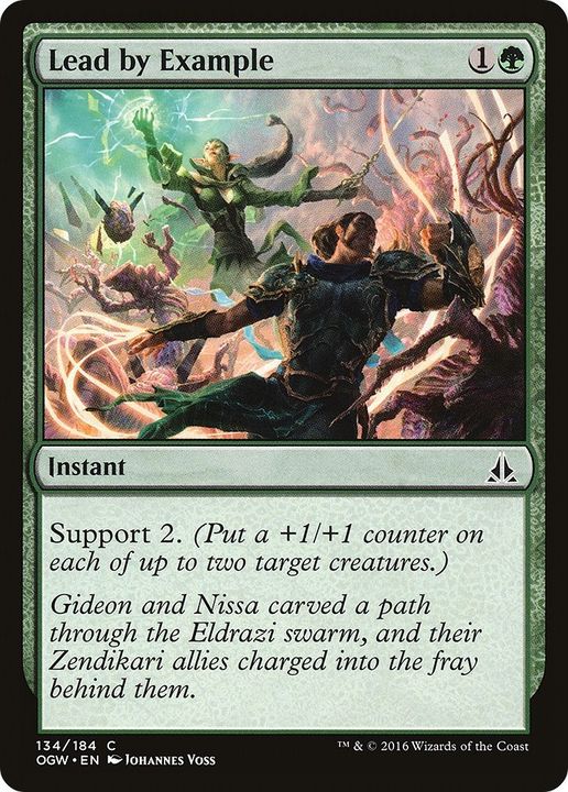 Lead by Example in the group Magic the Gathering / Types / Colors / Green at Proxyprinters.com (16448)