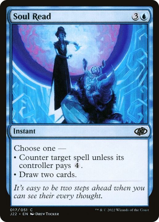 Soul Read in the group Magic the Gathering / Types / Colors / Blue at Proxyprinters.com (16466)